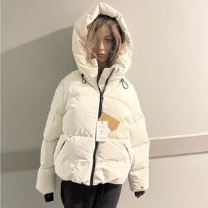 White Winter Puffer Jacket